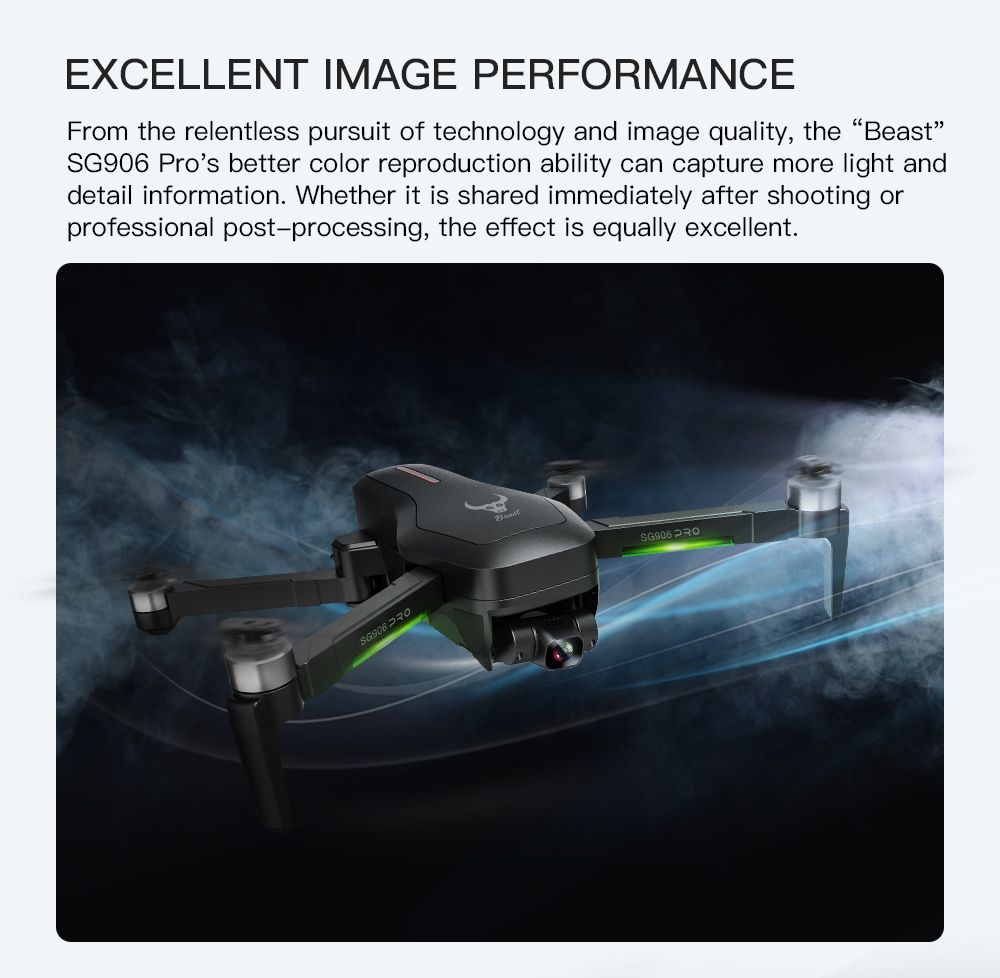 4K HD image transmission two-axis mechanical self-stabilizing gimbal professional aerial photography