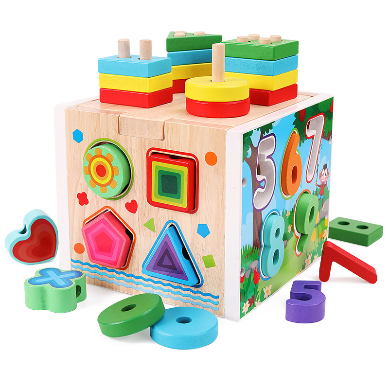 Baby Puzzle Wooden Shape Matching Toy - CJdropshipping