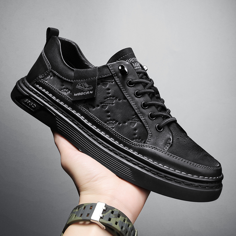 First Layer Cowhide Casual Sneakers 39-44 shopper-ever.myshopify.com