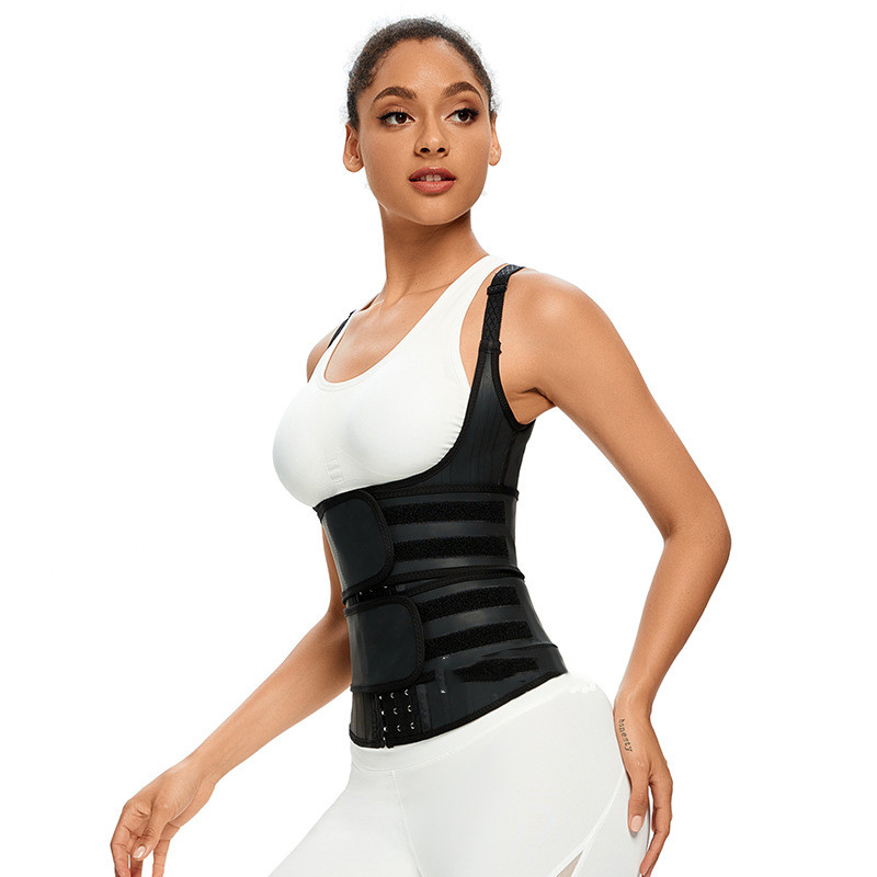 Sports Shaping Latex Body Shaping Top Double Velcro - CJdropshipping