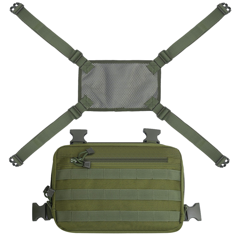 Tactical Outdoor Chest Pocket Practical And Convenient Mesh Breathable