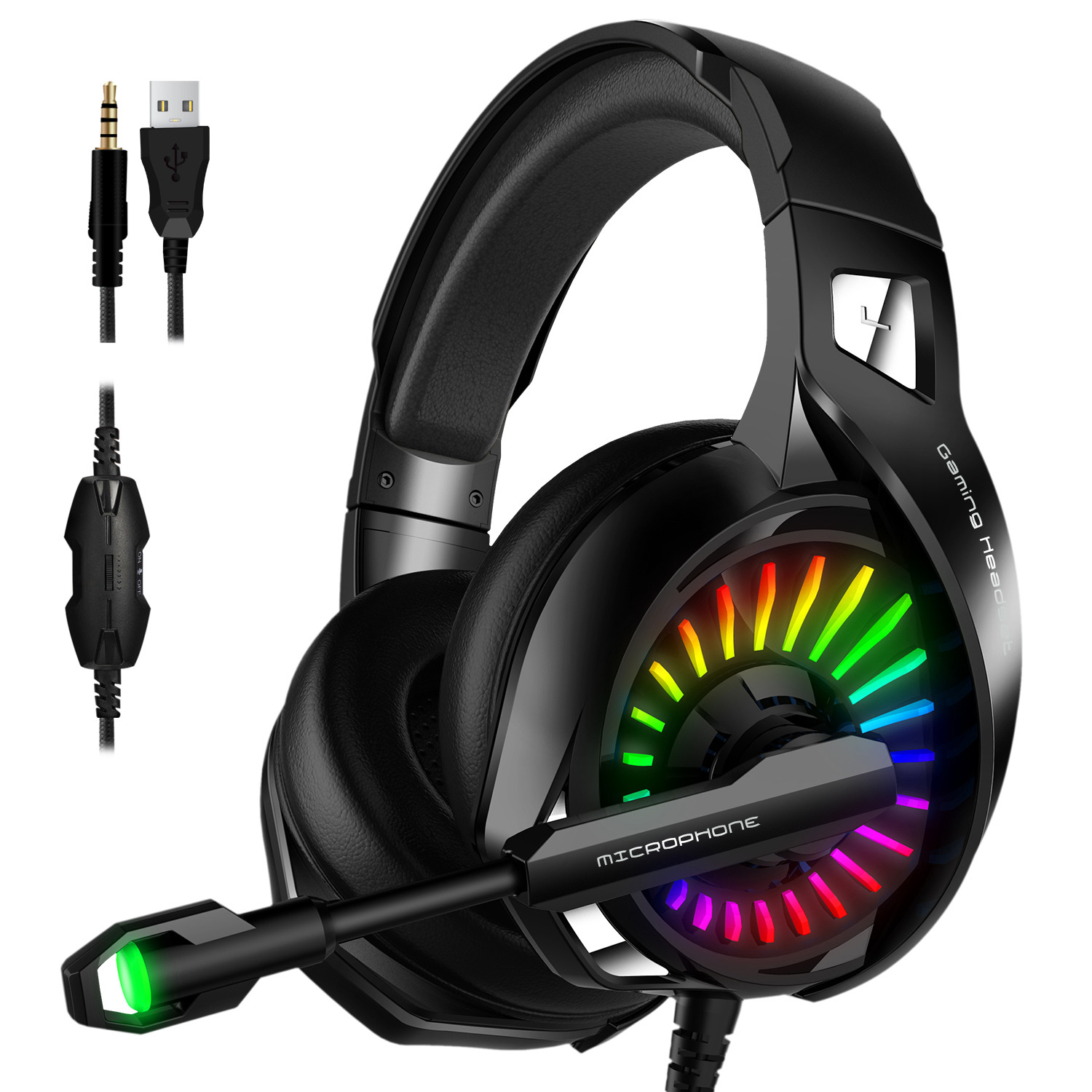 Head-mounted gaming headset northwest-liquidations.myshopify.com