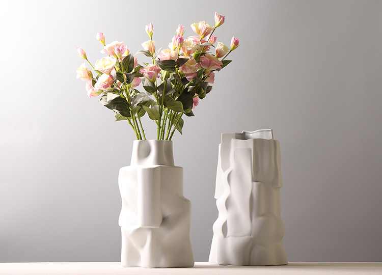 veg-g.myshopify.com VEG.G Vase Mii aus Keramik 36cm | abstrakte Moderne Design Vasen