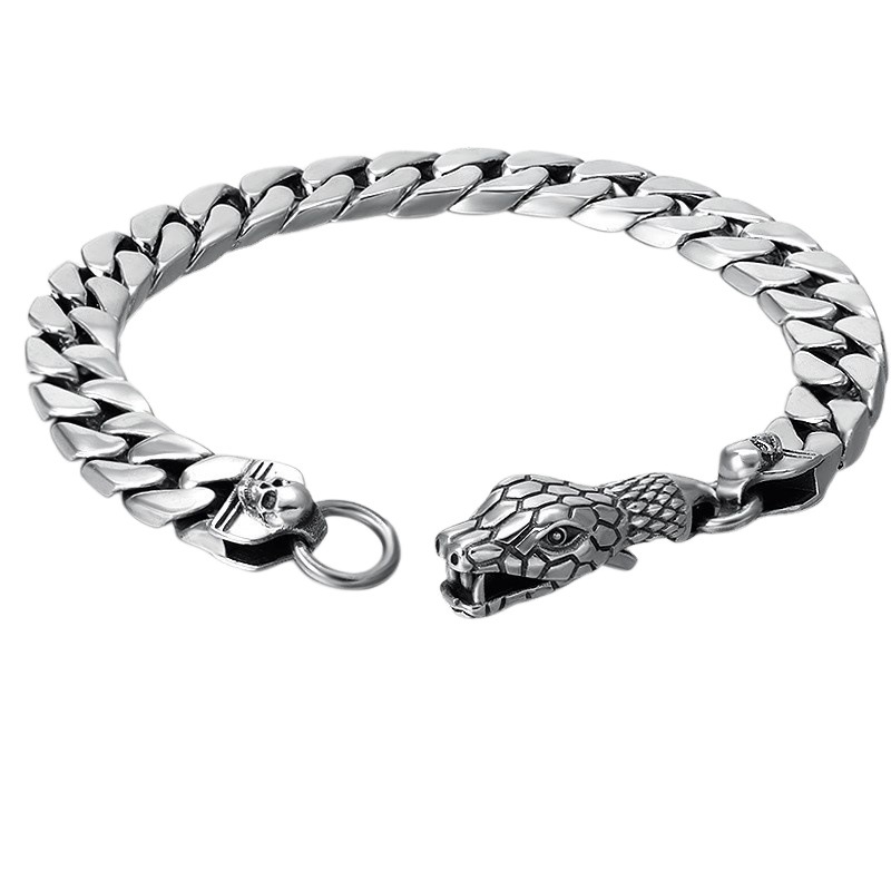Men's Silver Bracelet Free Shipping