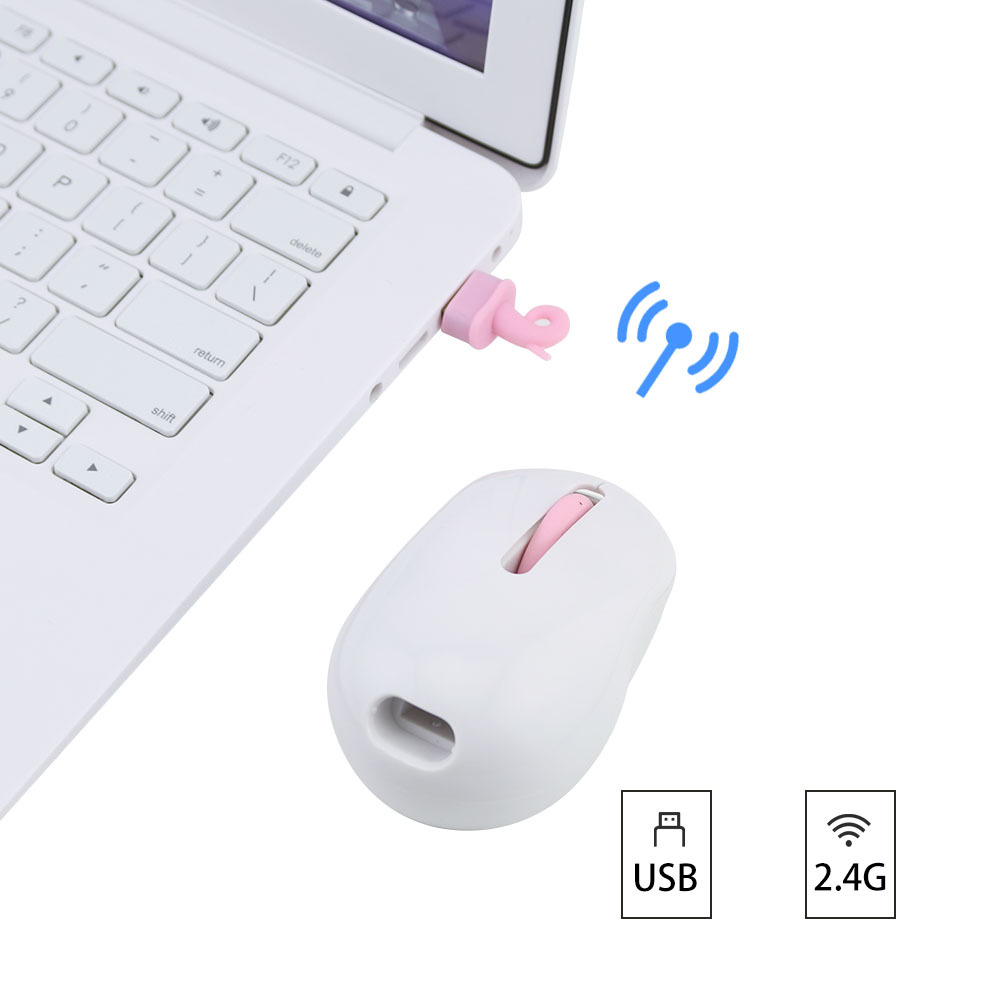 Mini petite souris sans fil taille enfant optique portable avec réception  USB