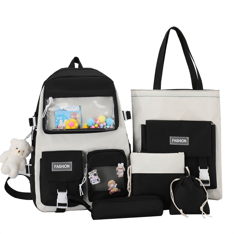 Portable Backpack For Middle School Students Or Campus College Travel Casual Bag