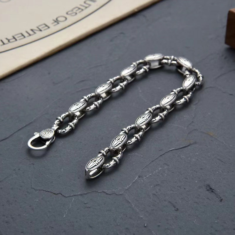 Timeless Accessory - Silver Bracelet Close-Up