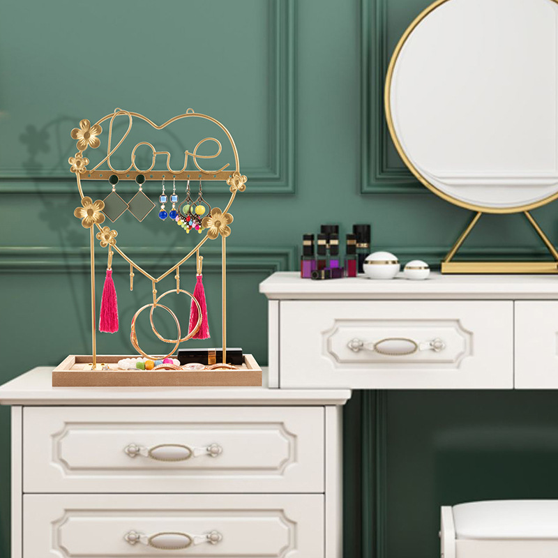 Metal Wrought Iron Jewelry Display Stand CJdropshipping