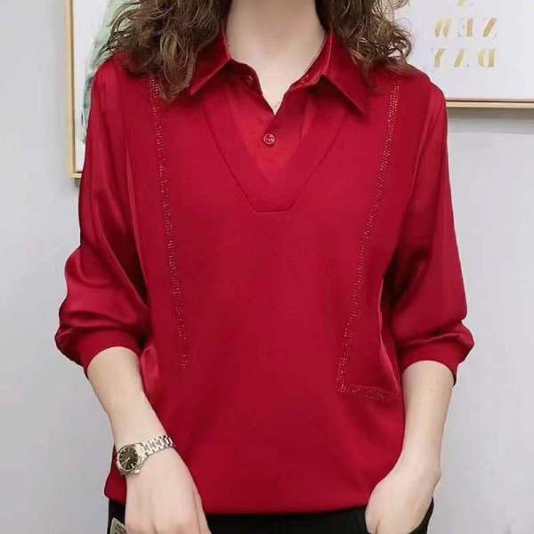 Loose Oversized Slim Versatile Top
  
  Select
  Color/Size
  
  8 Reviews
  
  After-sales Policy
  
  Details
  Product information:
  Fabric name: Tencel
  Style: inlaid diamond panel button
  Sleeve length: long sleeve
  Version: loose
  Color: coffee, black, red
  
  Size information:
  Size: M [80-100 jin], L [100-110 jin], XL [110-120 jin], 2XL [120-135 jin], 3XL [135-150 jin], 4XL [150-165 jin]
  
  
  
  
  Note：
  1. Asian sizes are 1 to 2 sizes smaller than European and American people. Choose the larger size if your size between two sizes. Please allow 2-3cm differences due to manual measurement.
  2. Please check the size chart carefully before you buy the item, if you don't know how to choose size, please contact our customer service.
  3.As you know, the different computers display colors differently, the color of the actual item may vary slightly from the following images.
        
        Shop the latest women's clothing collections from Nordstrom, Fashion Nova, Walmart, and other top women's clothing stores. Find the perfect outfit at a great price with our selection of clearance women's clothing and clothing on sale. Discover the best deals on women's apparel and outfits for women with our clothing sales online. From trendy fashion pieces to timeless classics, we've got the perfect outfit for any occasion.
          