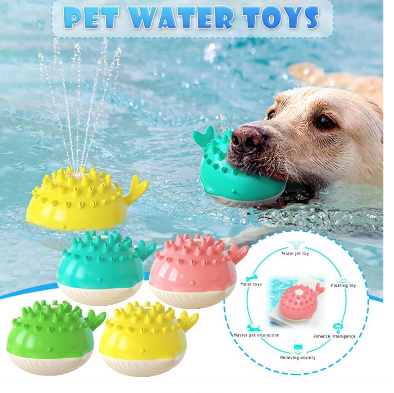 Summer Water Floating Swimming Pet Bathing Water Spray Dog Toy – woomeo