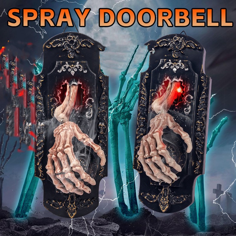 Halloween Funny Doorbell Induction Spray