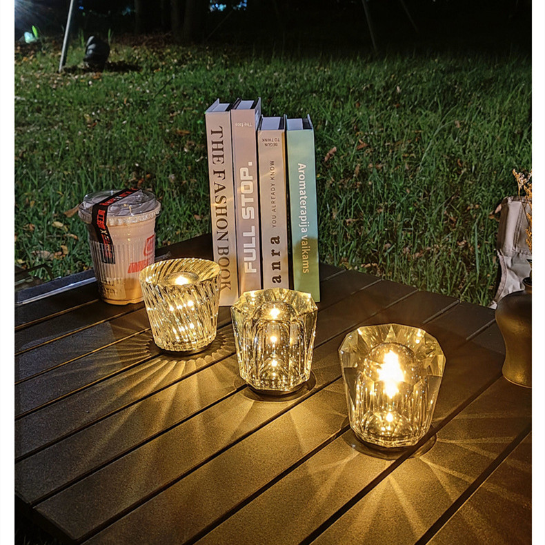 Wireless Chargeable Crystal Lamp