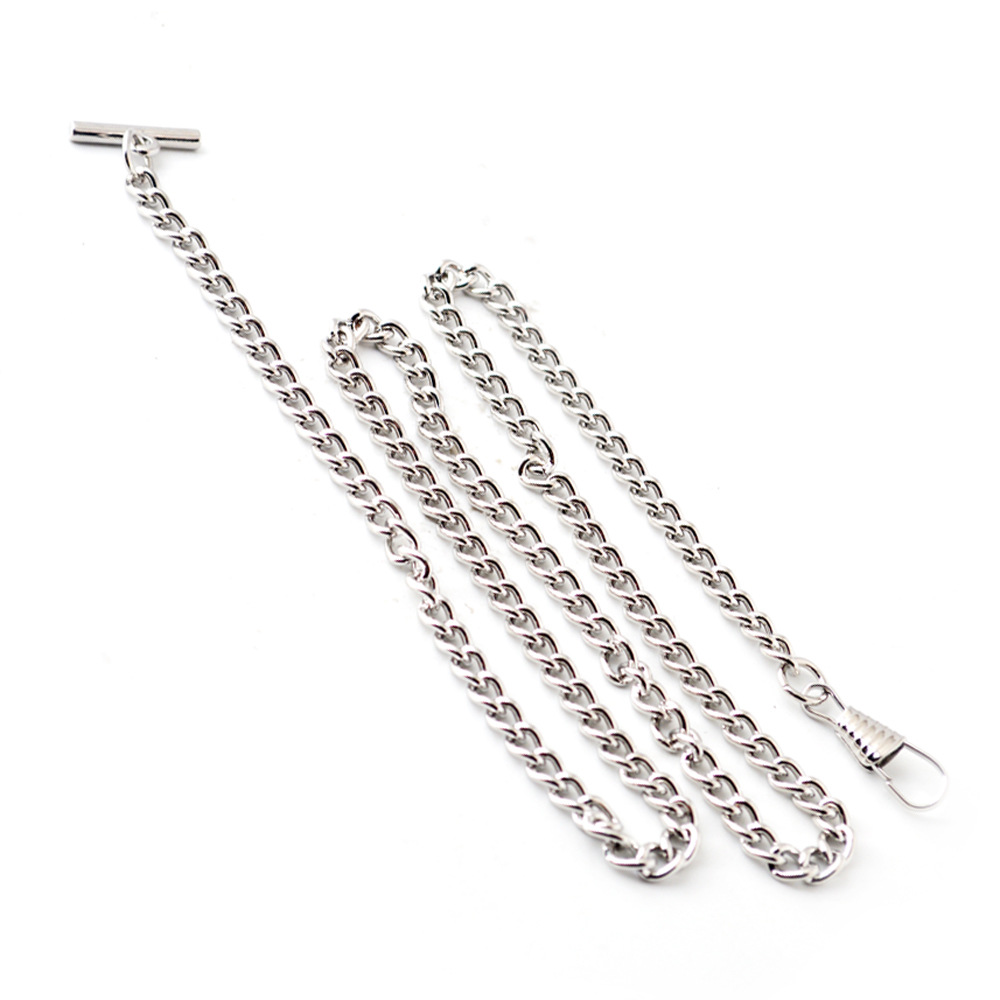 Pocket Watch Chain T-shaped Long Iron Chain Clothing Ornament ...