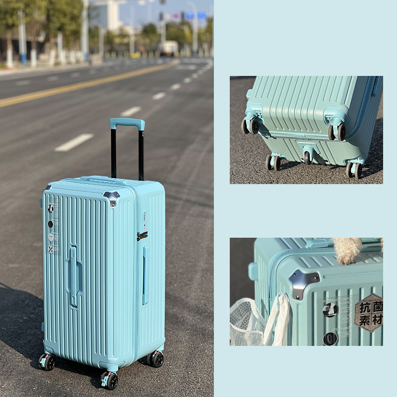 Large-capacity Trolley Case Shock-absorbing Brake Universal Wheel Password Suitcase