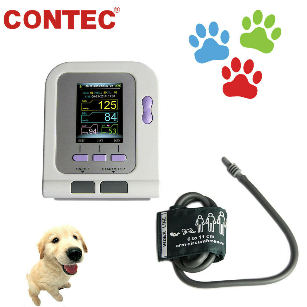 Veterinary Digital Blood Pressure Monitor CONTEC08A Vet NIBP Cuff ...