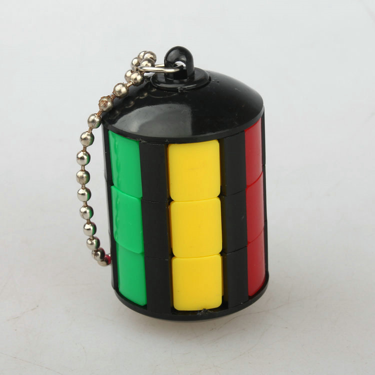 Mini Tower Of Babylon Slider Small Rubik's Cube Keychain - CJdropshipping