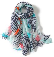 Women Lightweight New Designs Long Cotton Touch Shawl Wrap Warm Scarves