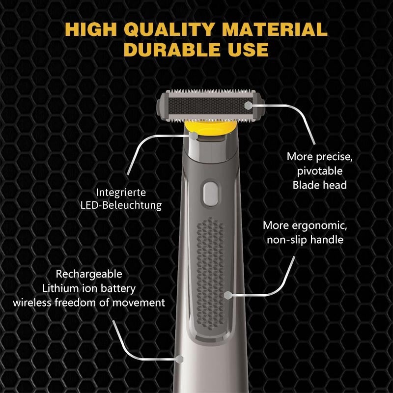 Wireless Rechargeable Precision Shaver Straight Shaver For Men Shaving Machine With Blades Shave Cassettes For Beard Shavette
