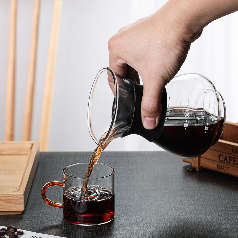Heat Resistant Glass Hand Coffee Maker