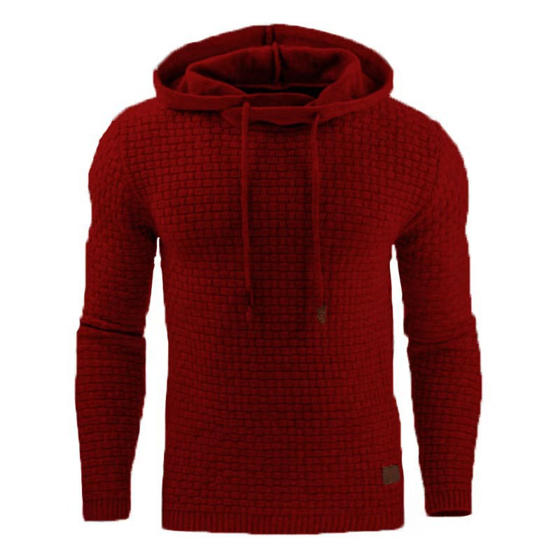 cab4f8f4 b7ee 41cc 8c2f 528e900779be - Long Sleeve Warm Hooded Sports Jacquard Sweatshirt