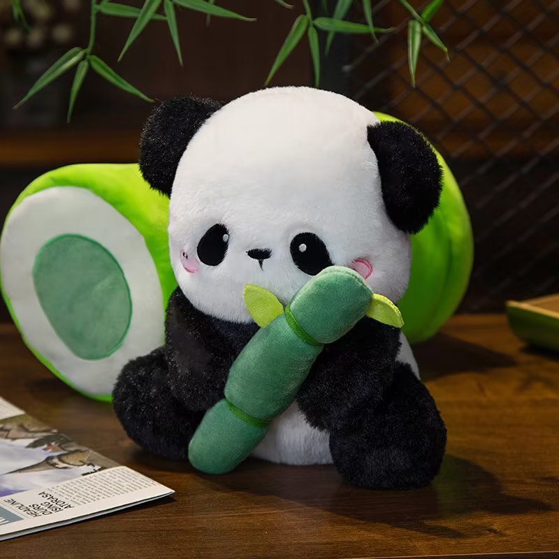 Transforming Bamboo Plushie: Surprise Panda Plushie - GoodLifeBean