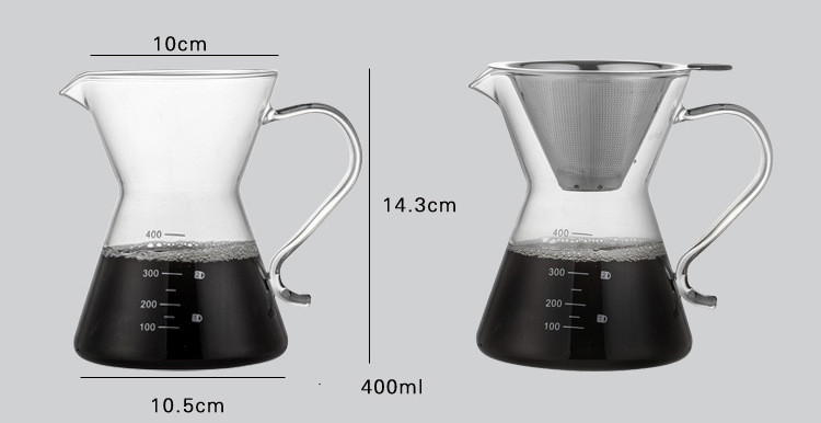 Milano glass coffee maker model 2
