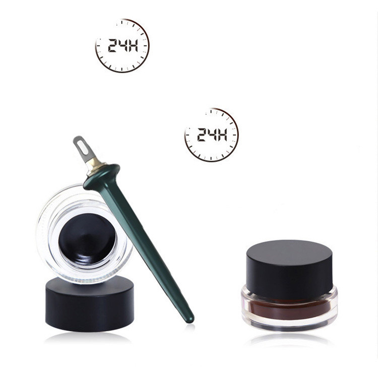 Reusable Silicone Eyeliner Guide Tools Eyeliner Gel Pencil Set