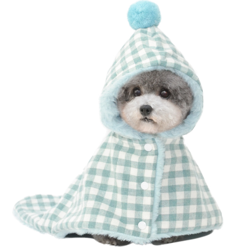 Pajamas Clothes for Small Dogs | Winter Warm Sleeping Cover Cotton Fleece Cloak