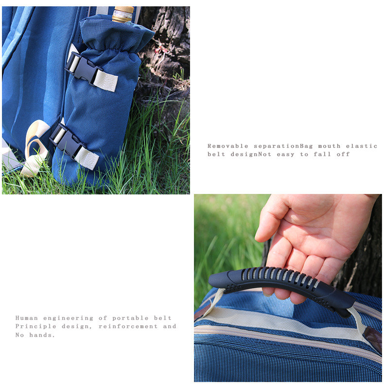 Travel Daypack with Tableware Set