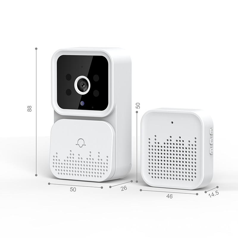 Smart Wireless WiFi Video Doorbell with Remote Camera & Intercom-image