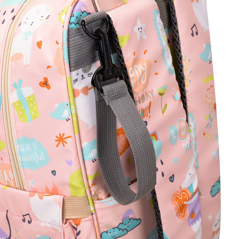 d01fc720 427e 4b36 9f97 63c0bb41b185 - Cartoon Mommy Bag With Insulation Dry And Wet Separation