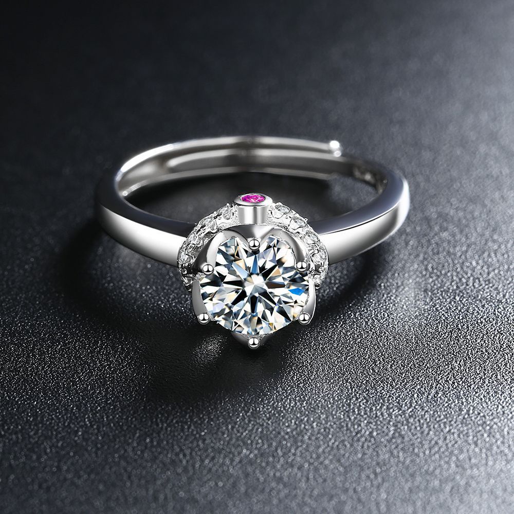 Sparkling Moissanite Ring for Women