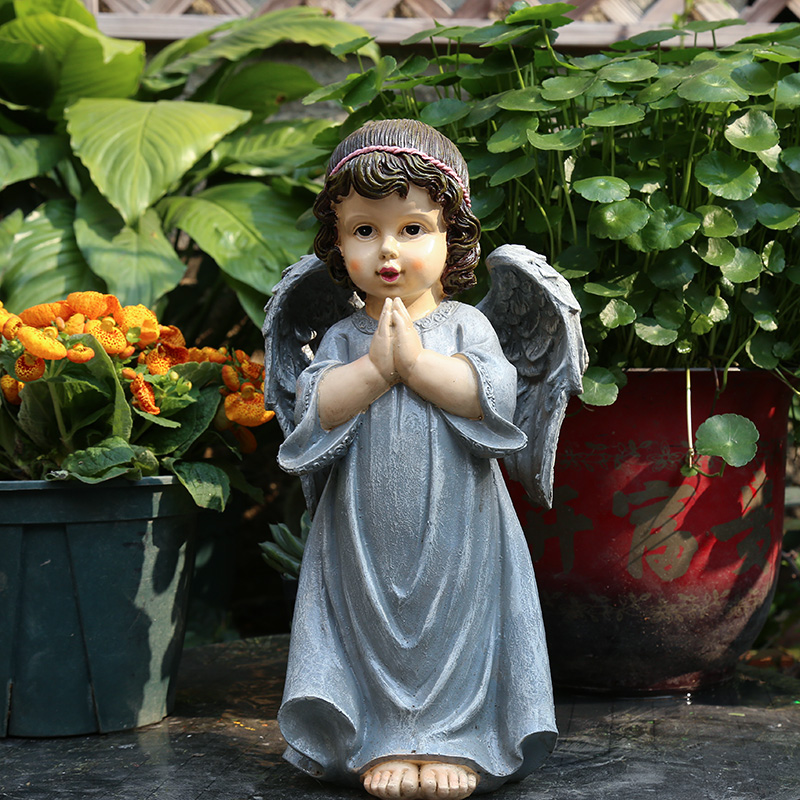 statue ange jardin