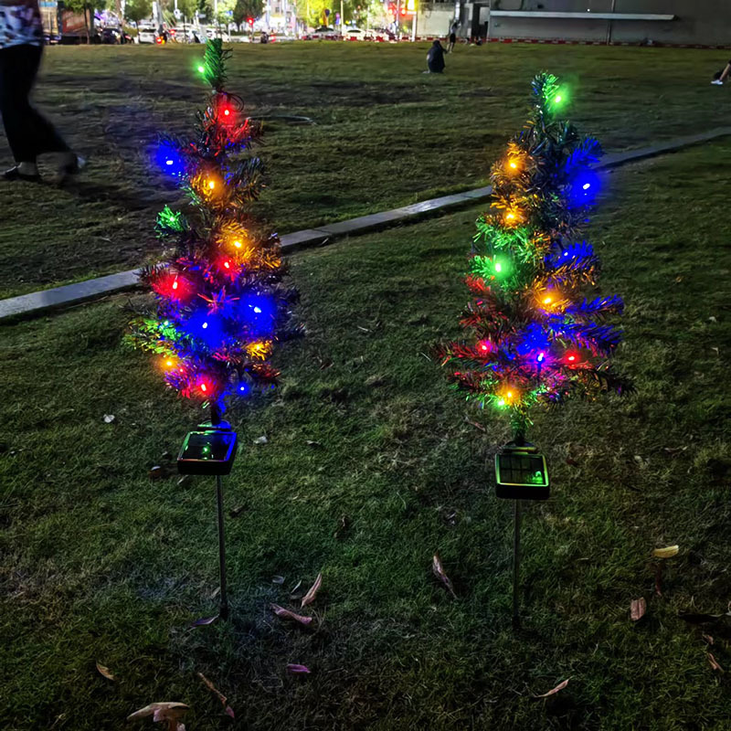 Solar Christmas Trees