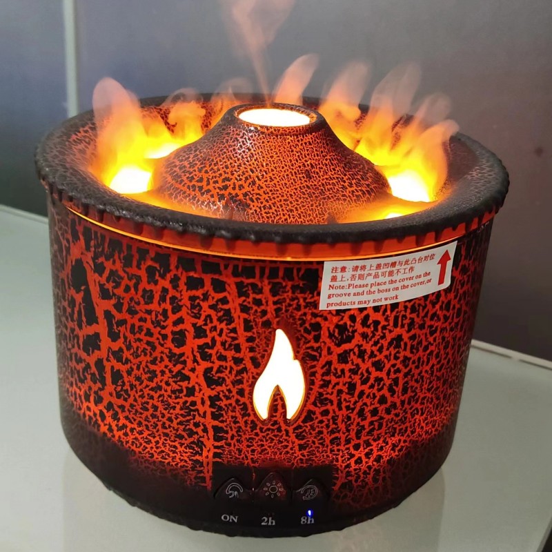 New Creative Ultrasonic Essential Oil Humidifier Volcano Aromatherapy Machine Sp - Picture 11 of 14