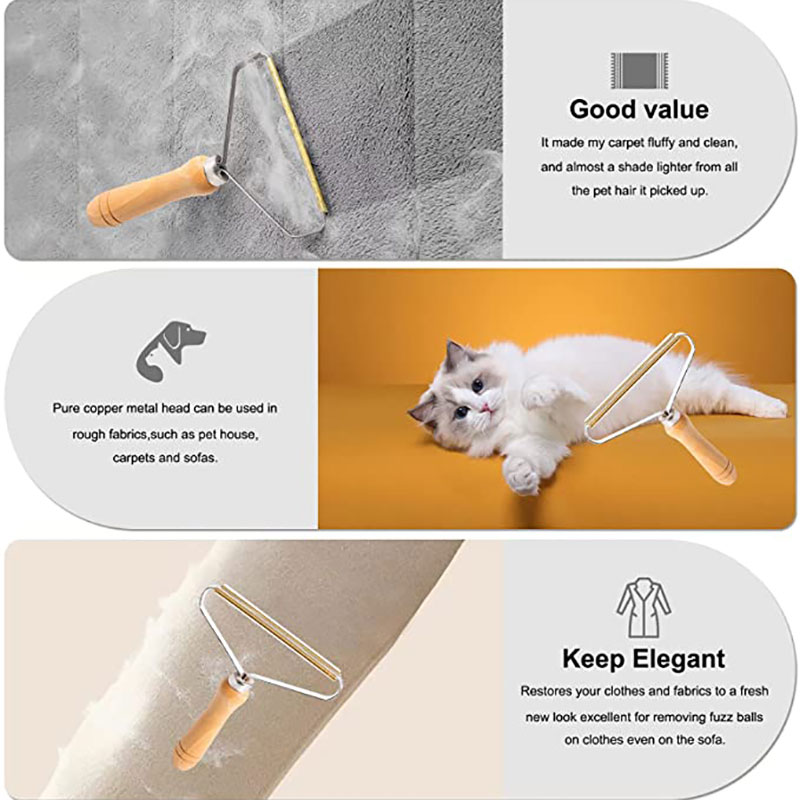 pet hair remover brush for clothing or furniture