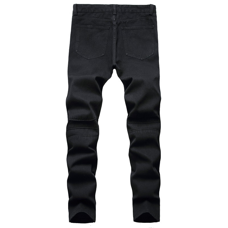 Men Personality Motorcycle Jeans