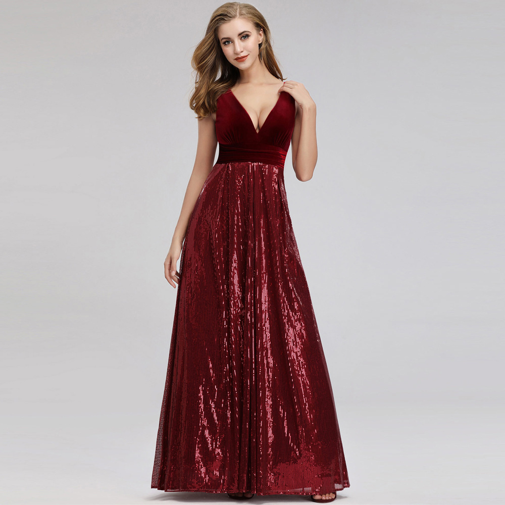 Wine Red Gown