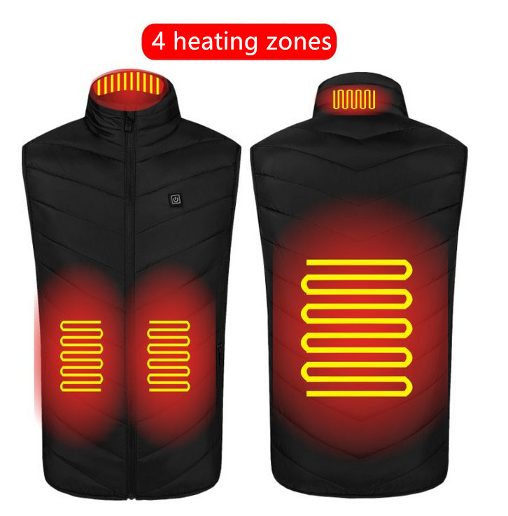 Jacket - Heated Vest Washable Usb Charging Electric