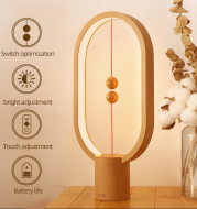 Creative Heng Balance Lamp LED Table Night Light USB Powered Dimming Magnetic Switch Desk Lamp For Bedroom Office Decor