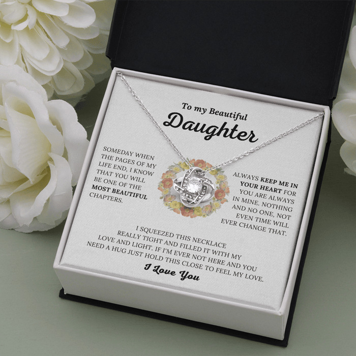 Heartfelt Jewelry Gift Message: The Necklace is a Gift for My Daughter