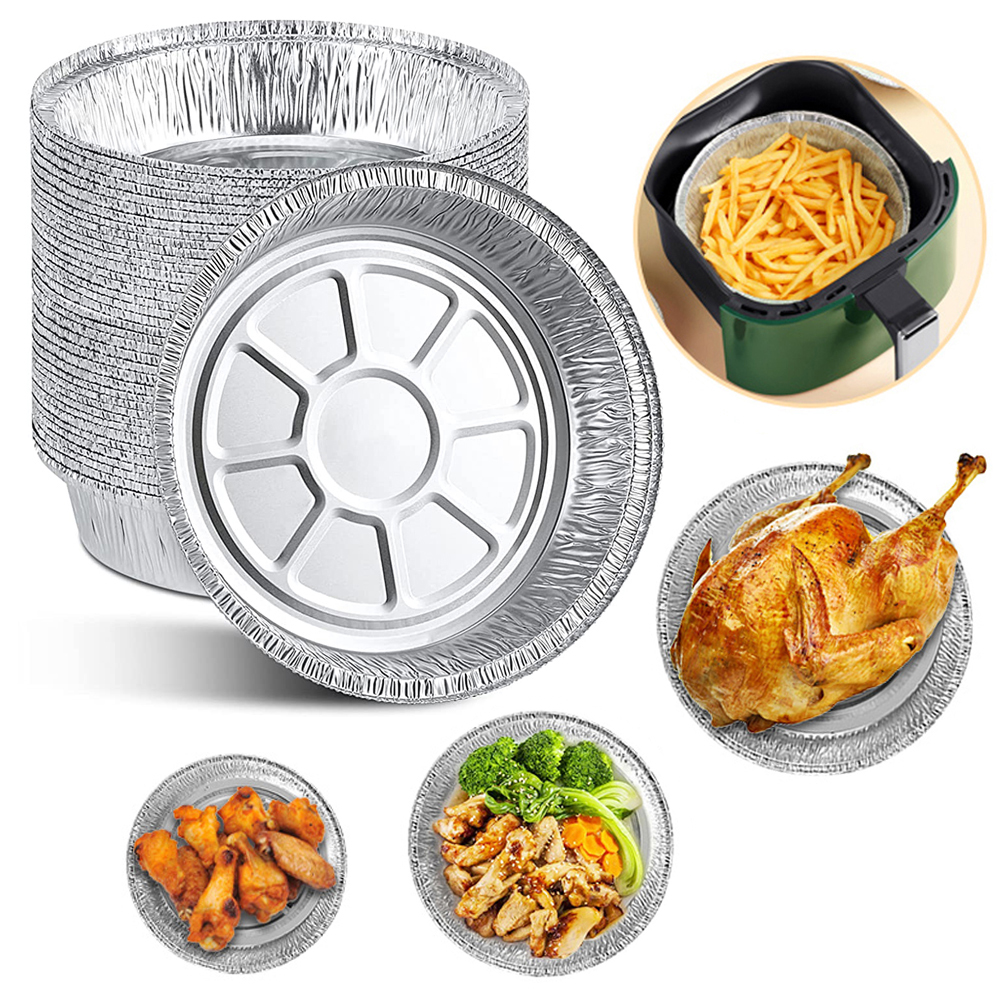 Nonstick Aluminum Foil Liners Air Fryer Disposable Paper Liner Oil
