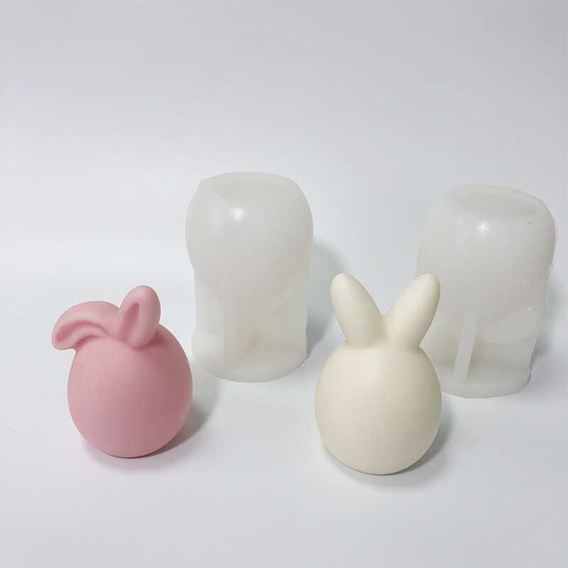 Easter Faceless Rabbit Head Baking Cake Candle - 38 - Smart and Cool Stuff