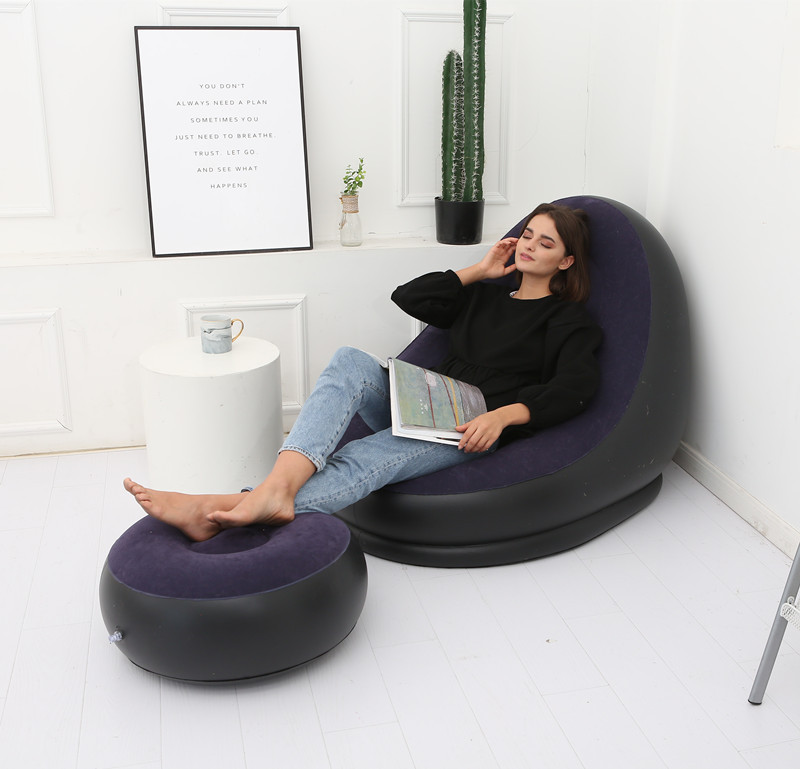 Lazy Bean Bag with Inflatable Folding Sofa - 53 - Smart and Cool Stuff