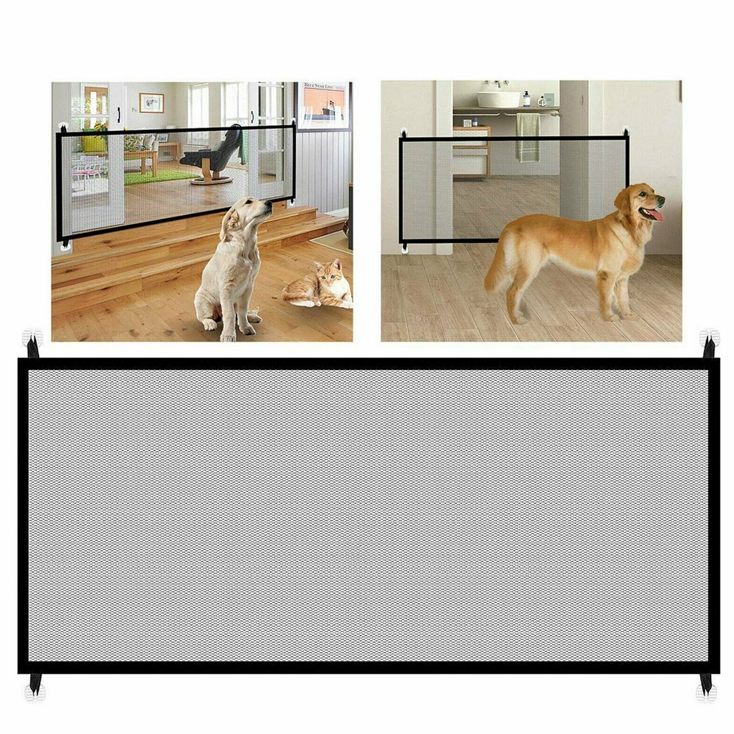 Pet Dog Fence Gate Safe Guard Safety Enclosure Dog Fences Dog Gate The