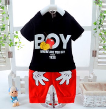 Were are the Boys Baby Toddler Boys Short Sleeve Shirt and Shorts