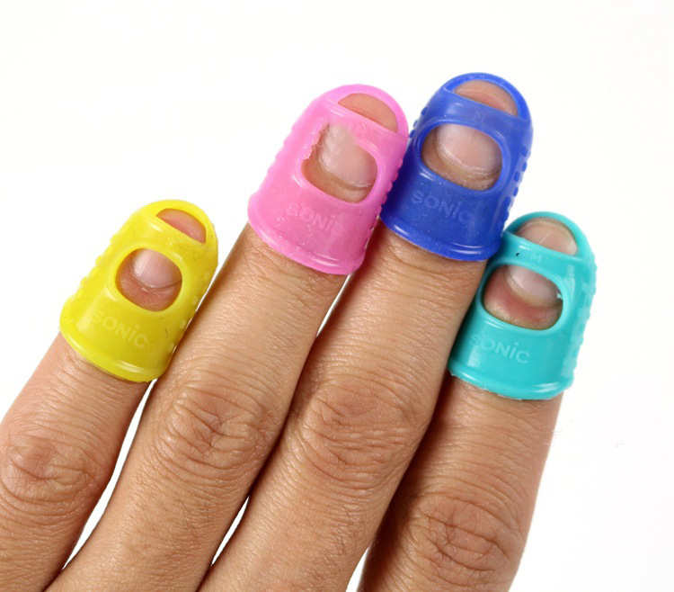 Guitar silicone finger protector