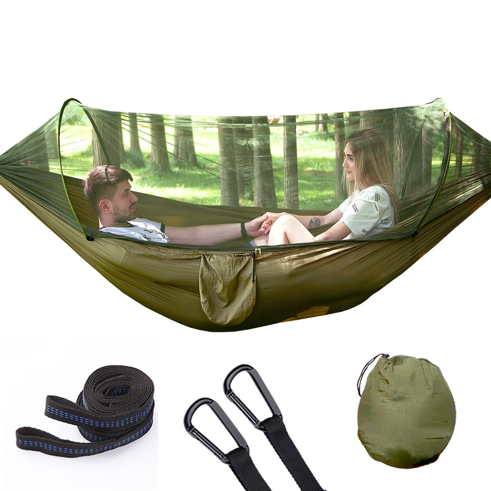 Fully Automatic Quick Opening Hammock With Mosquito Net - Picture 3 of 12
