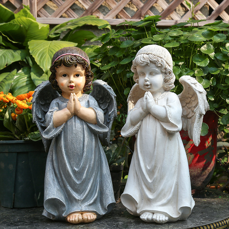 statues ange jardin