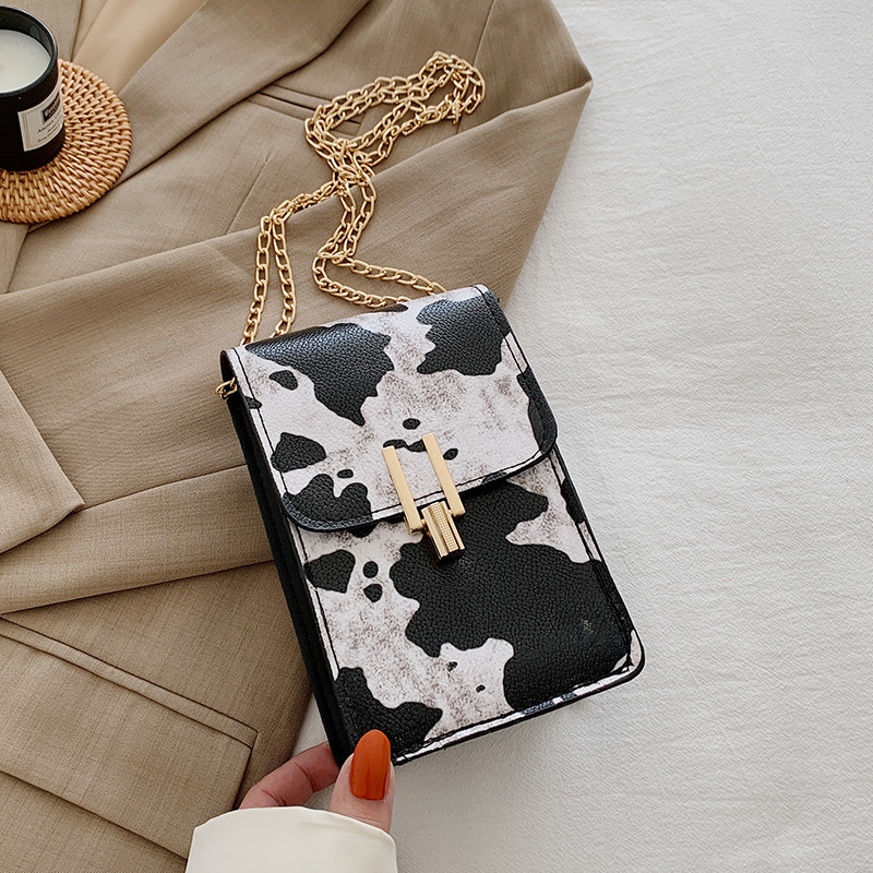 Fashion Lock Phone Bag Diagonally Across The Shoulder Bag Small Change